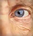close up of seniors eye