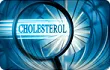 cholesterol with magnifier on top