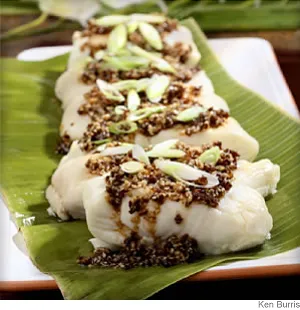 Ginger-Steamed Fish With Troy's Hana-Style Sauce