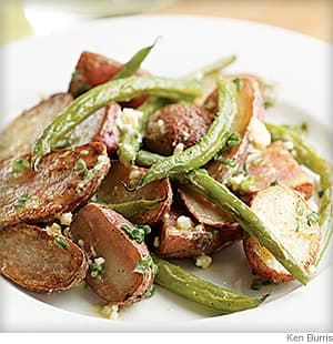Roasted New Potatoes & Green Beans