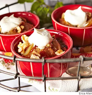 Spiced Apple Bread Pudding