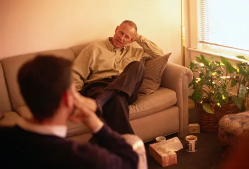 Psychologist and Patient in a Therapy Session