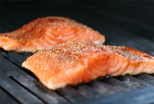 Salmon Filets on Grill