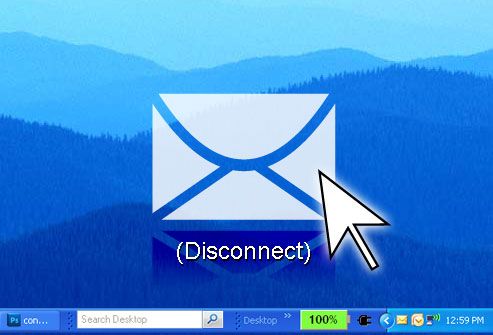 Biểu tượng Hiển thị Tùy chọn Ngắt kết nối Email