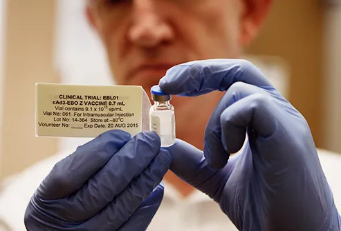 Vaksin percobaan ebola