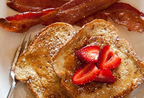 french toast and bacon