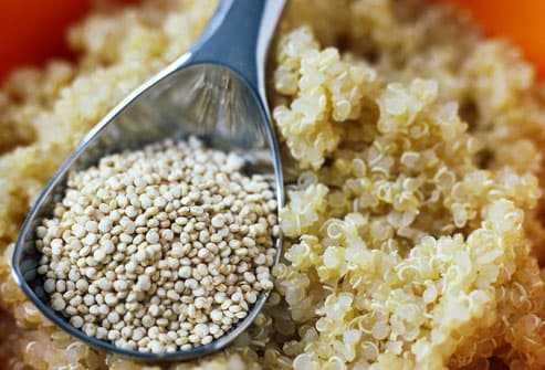 Raw And Cooked Quinoa
