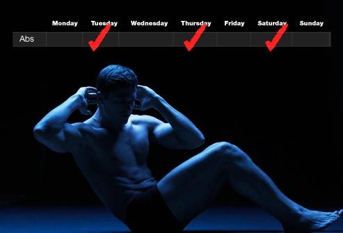 workout routine chart