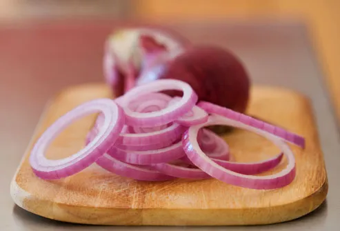 Slices of Red Onion