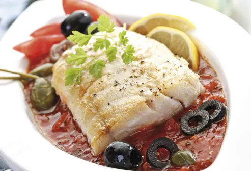 Hidangan seafood Mediterania