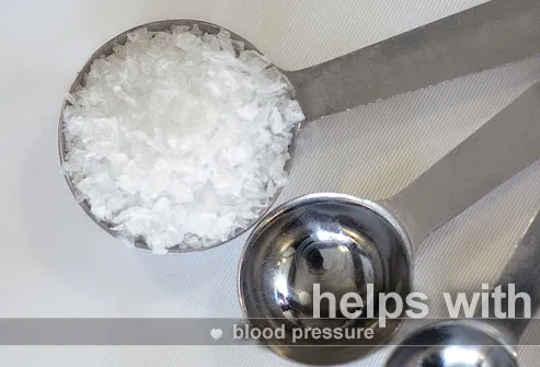 Salt in Measuring Spoon