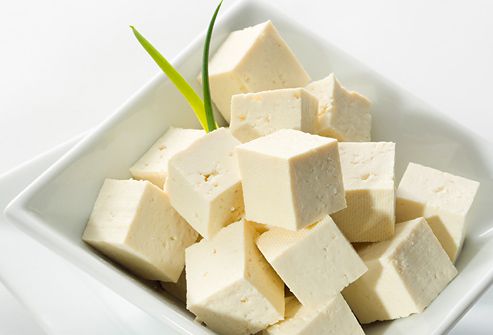 istock photo of tofu cubes