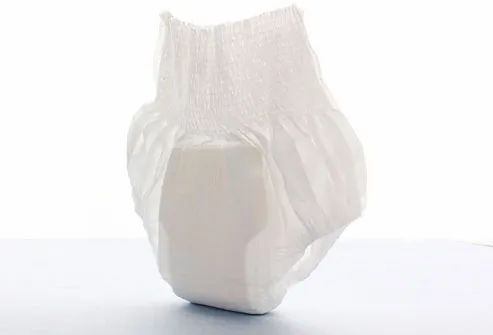 Studio shot of adult diaper