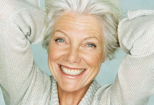 Older Women with Gray Hair