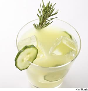 Rosemary-Infused Cucumber Lemonade