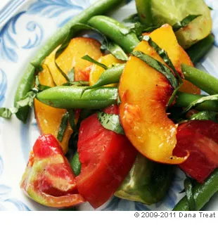 Picture of Peach and Heirloom Tomato Salad