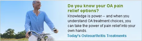 Do you know your OA pain relief options?