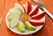 apple slices and peanut butter