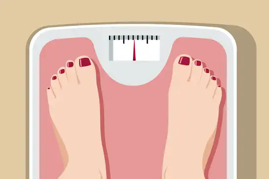 weight scale illustration