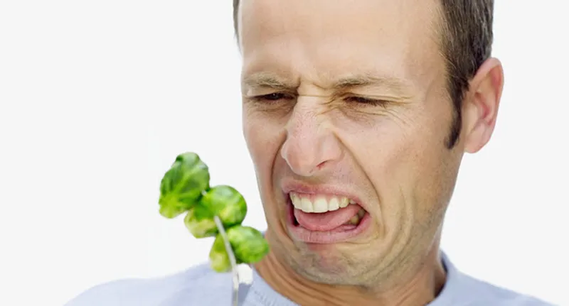 Man hates vegetables