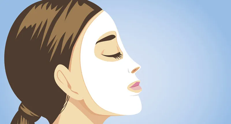 skin mask illustration
