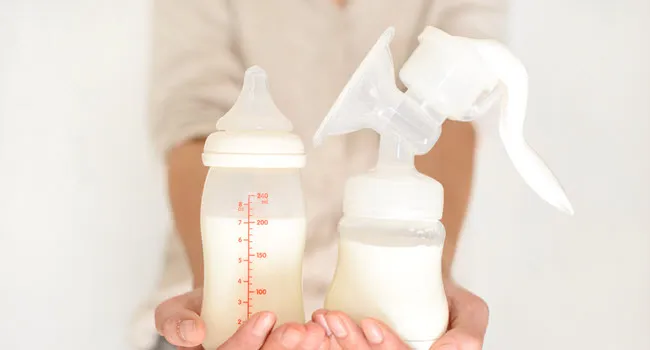 breast milk and pump