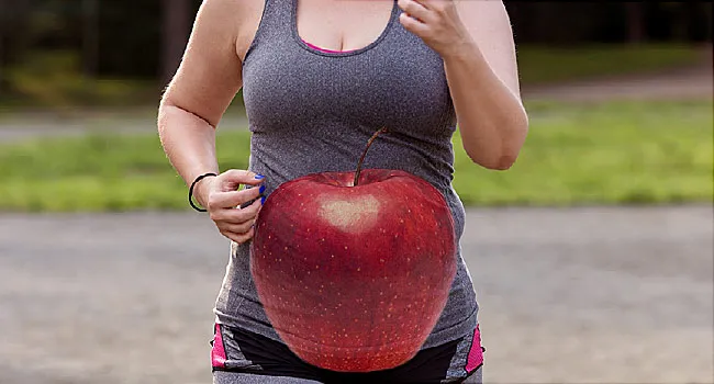apple body shape