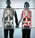 man and woman in front of xray