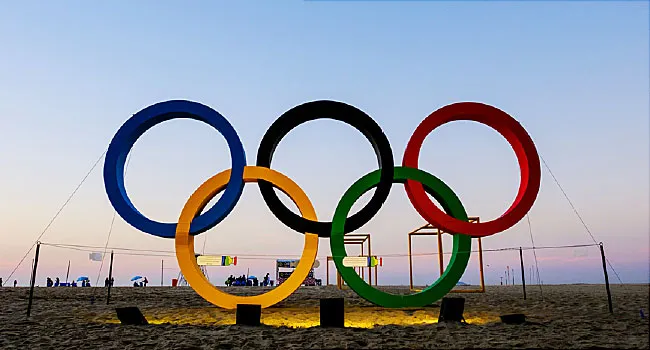 olympic rings in rio de janeiro