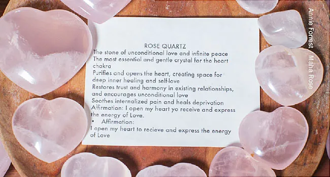 rose quartz stone how to use