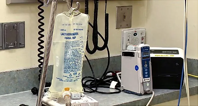 what are in iv bags