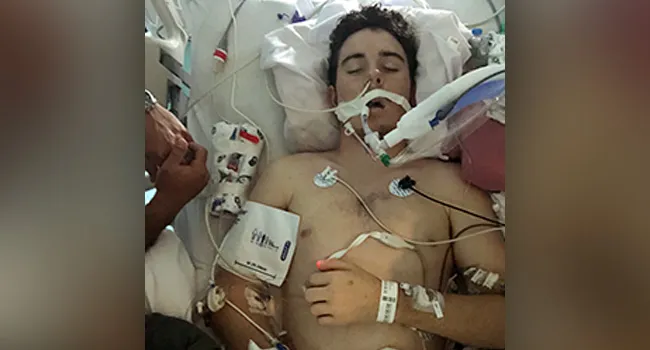 photo in hospitalized teen
