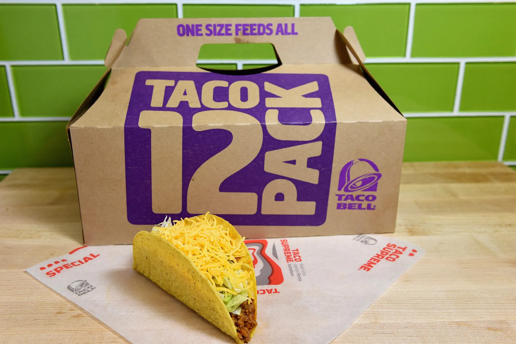 photo of taco bell tacos