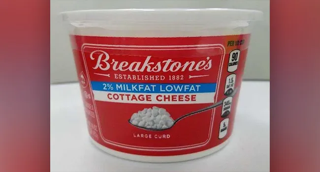 Recall Breakstone Cottage Cheese For Plastic Bits