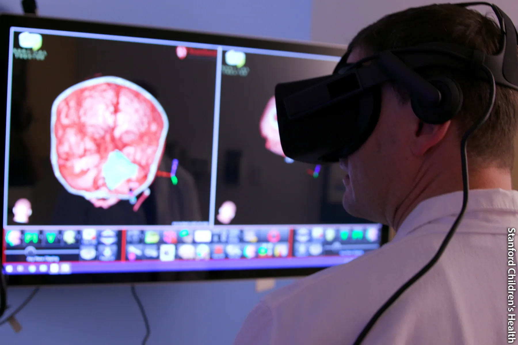 photo of virtual reality surgery