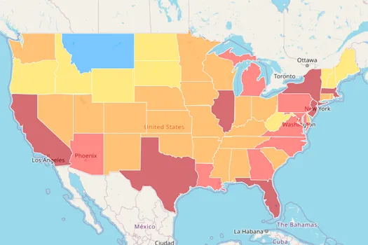 Coronavirus Cases Map July 2020