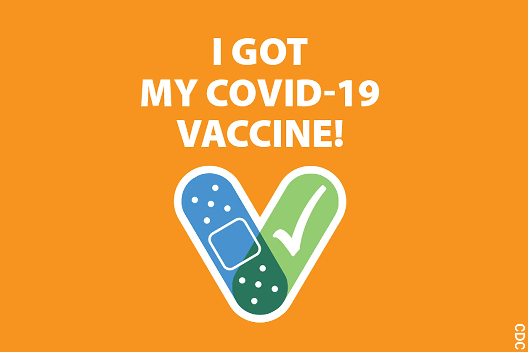 CDC Encourages COVID Vaccine With Stickers, Buttons