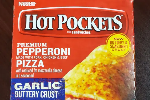 photo of hot pockets packaging