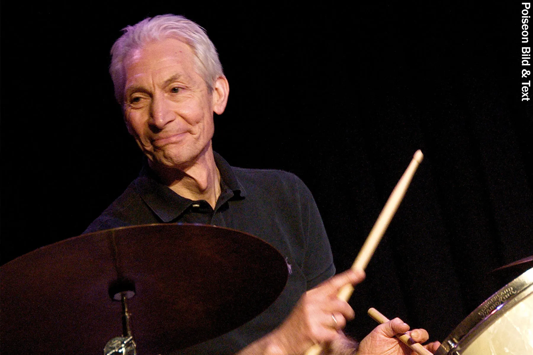 charlie watts playing drums