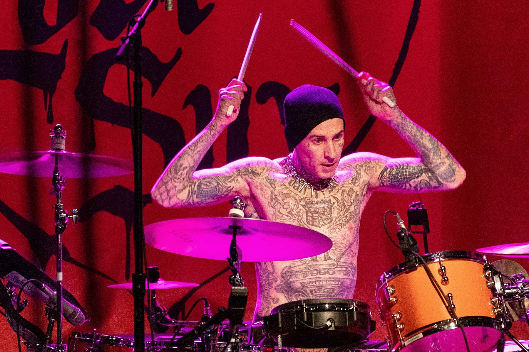 Blink-182 Drummer Travis Barker Hospitalized With Pancreatitis