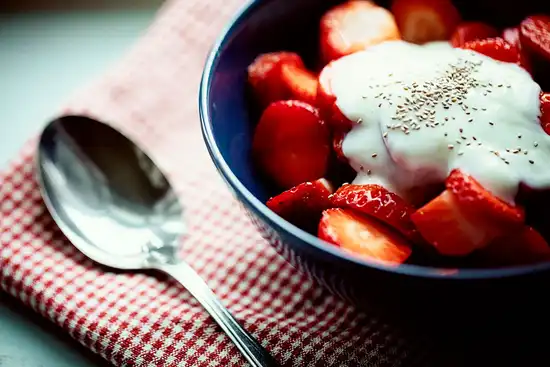 photo of breakfast yogurt