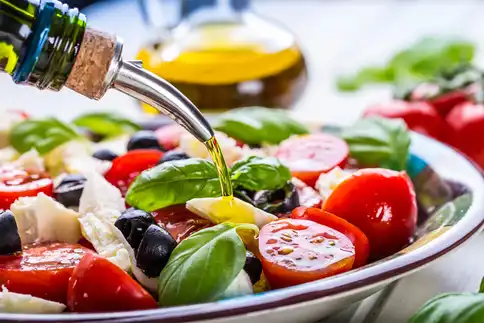 photo of food olive oil salad