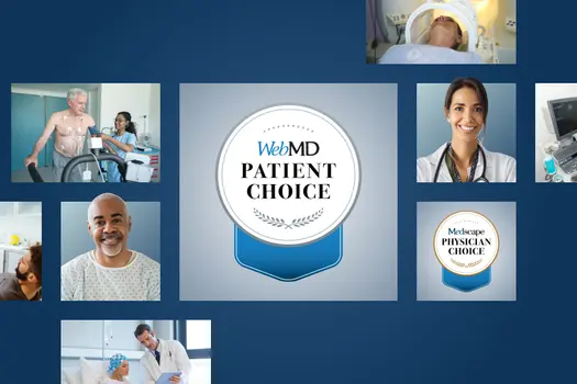 photo of 2021 webmd patient choice awards