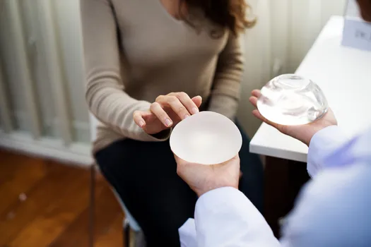 photo of woman planning to have a breast implant