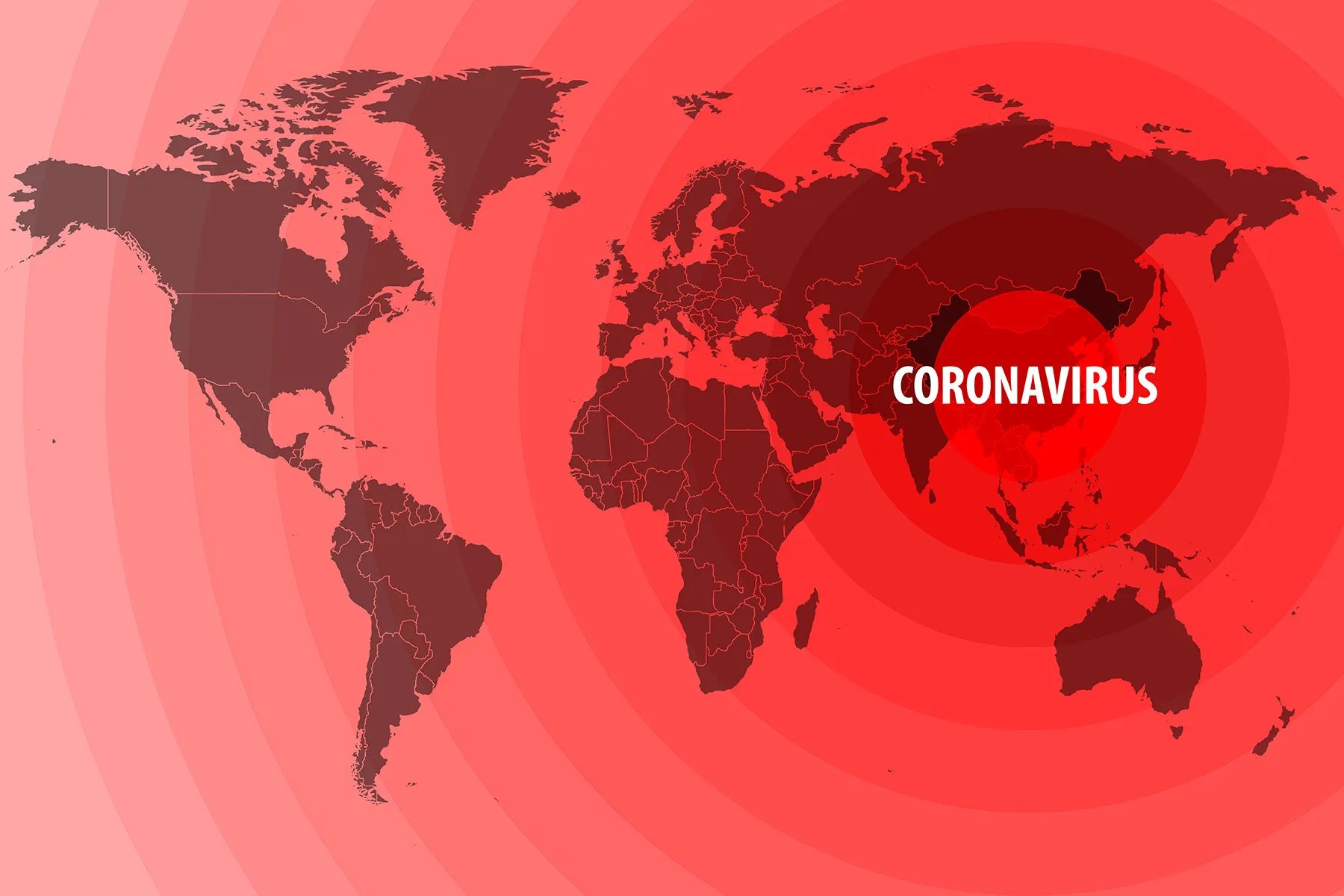 photo of pandemic map