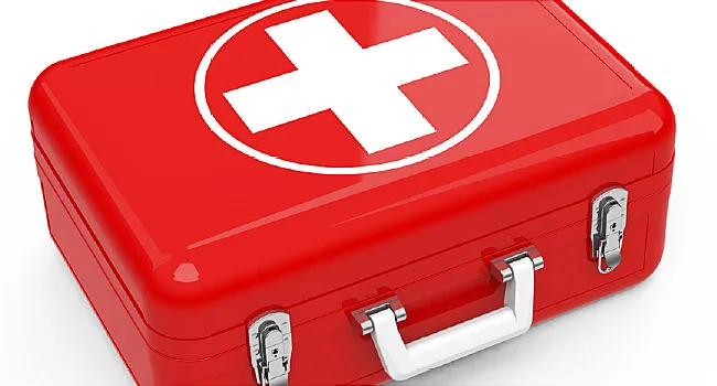 the first-aid box