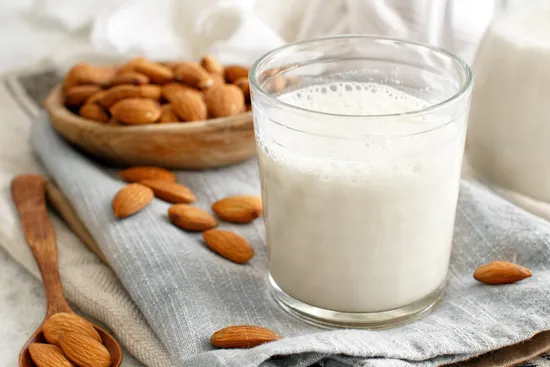 photo of almond milk