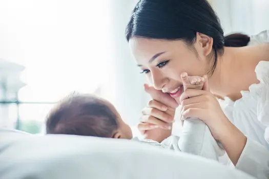 photo of kids parenting mother baby asian