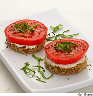 Tomato & Basil Finger Sandwiches