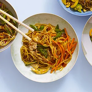 Classic Sesame Noodles with Chicken